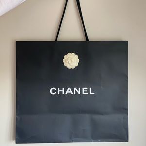 Authentic Chanel Bag Extra Large Shopping Bag & Classic Purse Box from New York